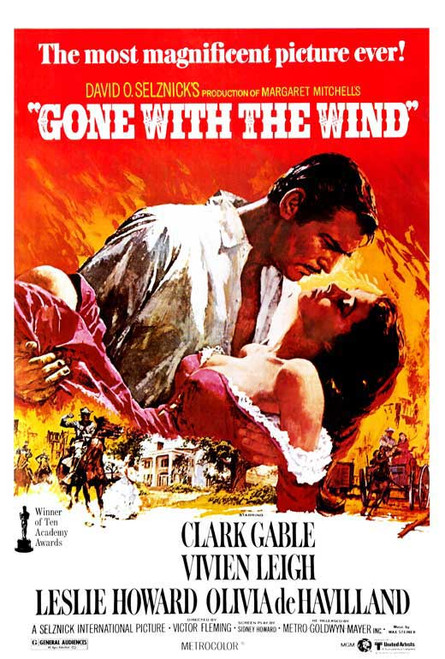 Gone with the Wind Movie Poster Print (27 x 40) - Item # MOVAG3288