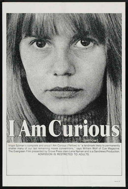 I Am Curious (Yellow) Movie Poster Print (27 x 40) - Item # MOVAJ5264