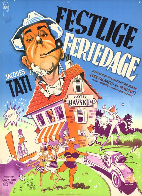 Mr. Hulot's Holiday Movie Poster Print (27 x 40) - Item # MOVEF4853