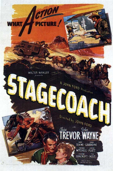 Stagecoach Movie Poster Print (11 x 17) - Item # MOVIB62260