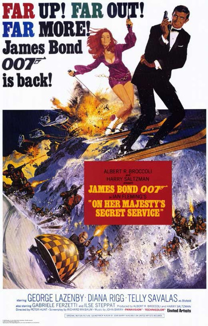 On Her Majesty's Secret Service Movie Poster Print (11 x 17) - Item # MOVGD3996