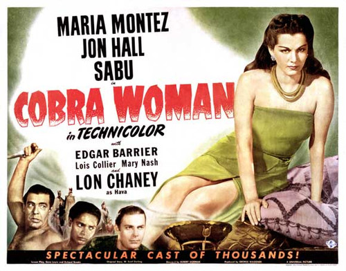 Cobra Woman Movie Poster Print (11 x 17) - Item # MOVEB56150