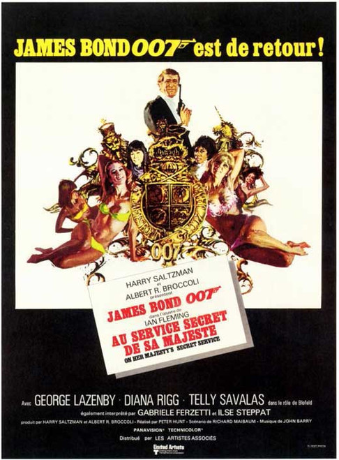 On Her Majesty's Secret Service Movie Poster Print (11 x 17) - Item # MOVGE8023