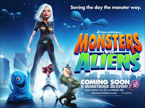 Monsters vs. Aliens Movie Poster Print (11 x 17) - Item # MOVEI0757