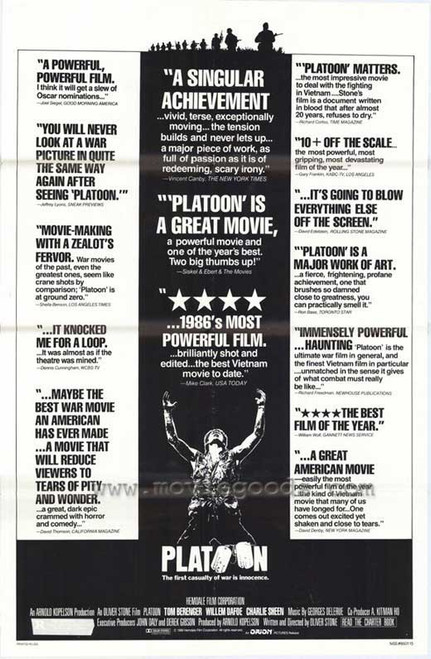 Platoon Movie Poster Print (11 x 17) - Item # MOVEE2132