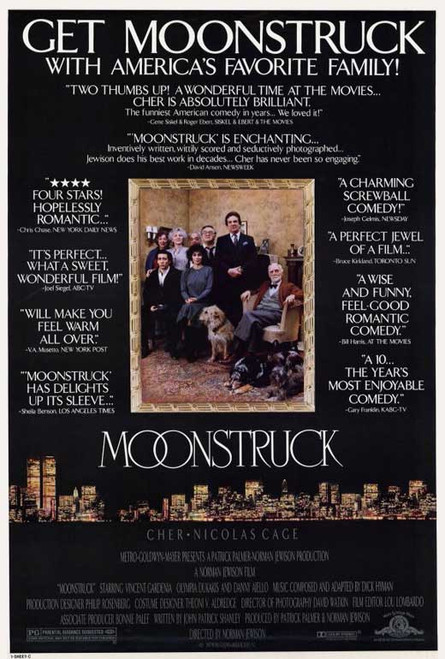 Moonstruck Movie Poster Print (27 x 40) - Item # MOVEF5450
