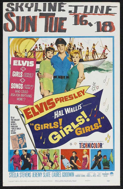 Girls! Girls! Girls! Movie Poster Print (11 x 17) - Item # MOVAI2699