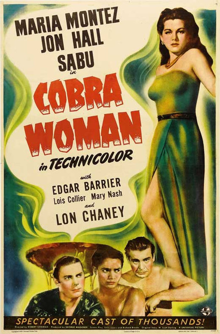 Cobra Woman Movie Poster Print (27 x 40) - Item # MOVAB51290