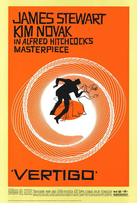 Vertigo Movie Poster Print (27 x 40) - Item # MOVAF4892