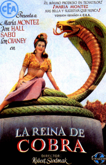 Cobra Woman Movie Poster Print (11 x 17) - Item # MOVGI3339