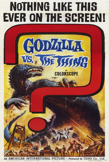Godzilla vs The Thing Movie Poster Print (11 x 17) - Item # MOVAF9072