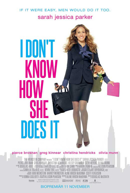 I Don't Know How She Does It Movie Poster Print (27 x 40) - Item # MOVCB05294