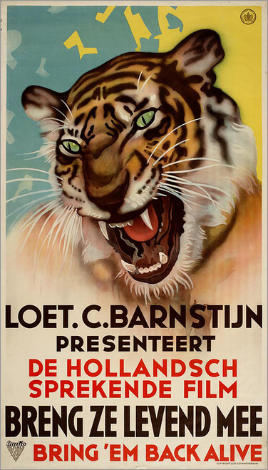 Bring 'Em Back Alive Movie Poster Print (11 x 17) - Item # MOVGI1666