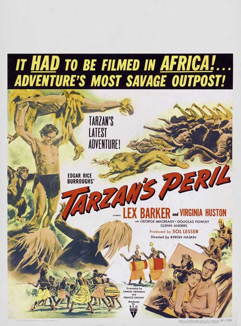 Tarzan's Peril Movie Poster Print (11 x 17) - Item # MOVGB83114