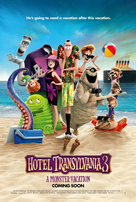 Hotel Transylvania 3: Summer Vacation Movie Poster Print (11 x 17) - Item # MOVIB77655