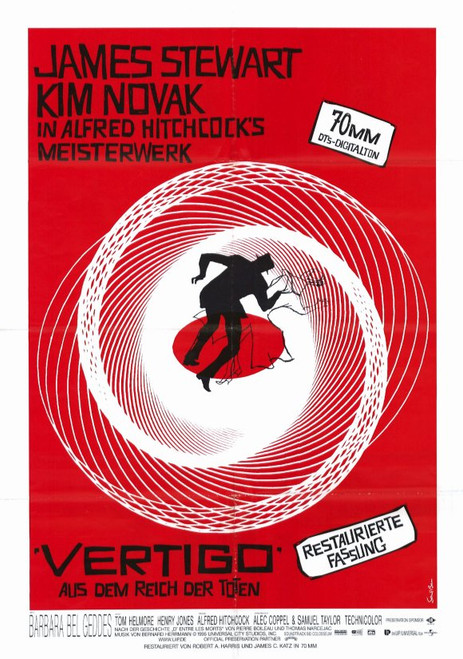 Vertigo Movie Poster Print (11 x 17) - Item # MOVAE1413