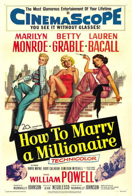 How to Marry a Millionaire Movie Poster Print (27 x 40) - Item # MOVAJ4186