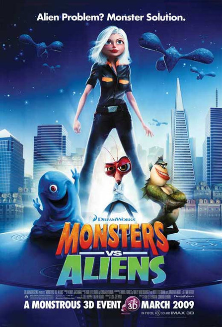 Monsters vs. Aliens Movie Poster Print (11 x 17) - Item # MOVEI6857