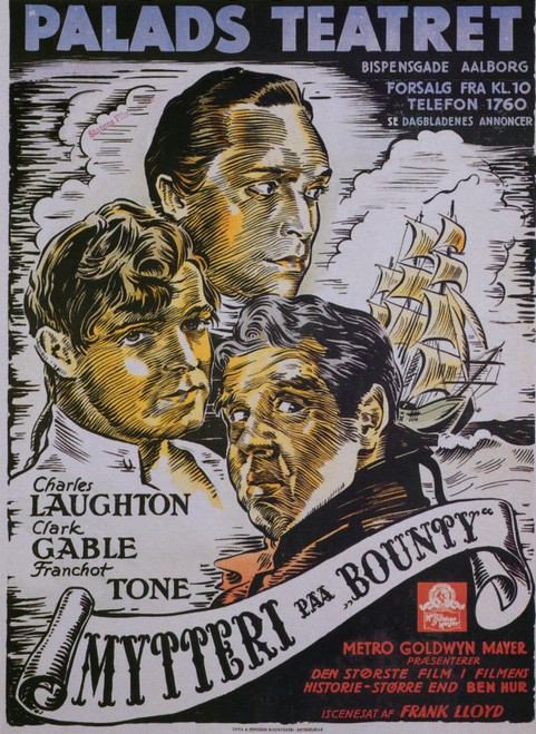 Mutiny on the Bounty Movie Poster Print (11 x 17) - Item # MOVCF4150