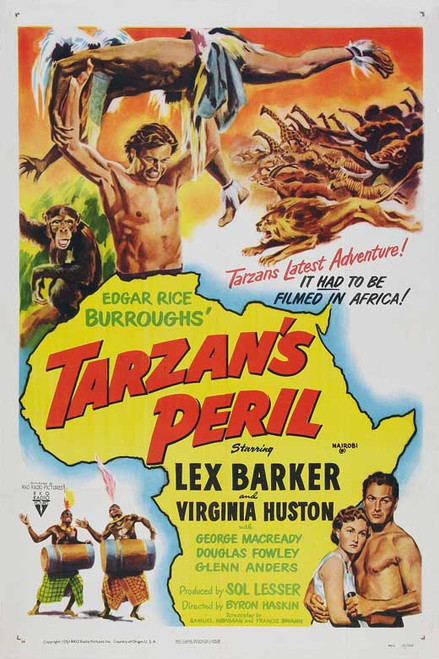 Tarzan's Peril Movie Poster Print (11 x 17) - Item # MOVEB83114