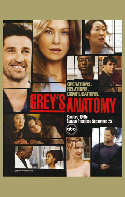 Grey's Anatomy Movie Poster Print (11 x 17) - Item # MOVCF7913