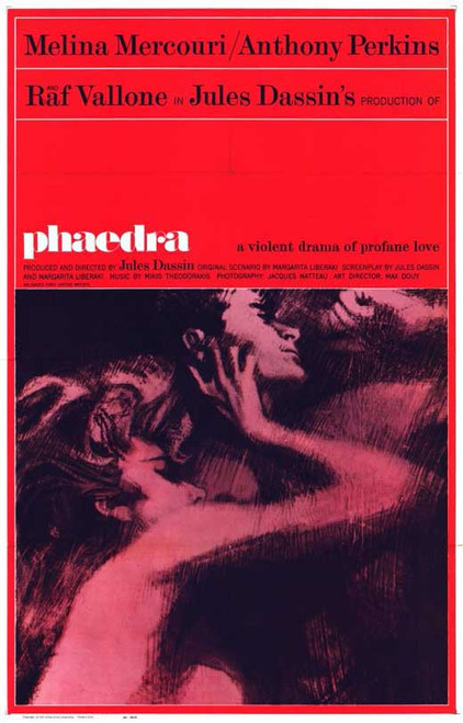Phaedra Movie Poster Print (11 x 17) - Item # MOVIE2090