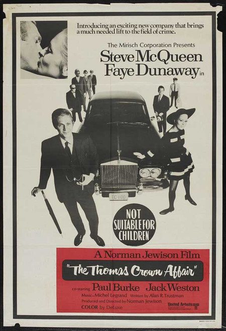 The Thomas Crown Affair Movie Poster Print (11 x 17) - Item # MOVAJ9837