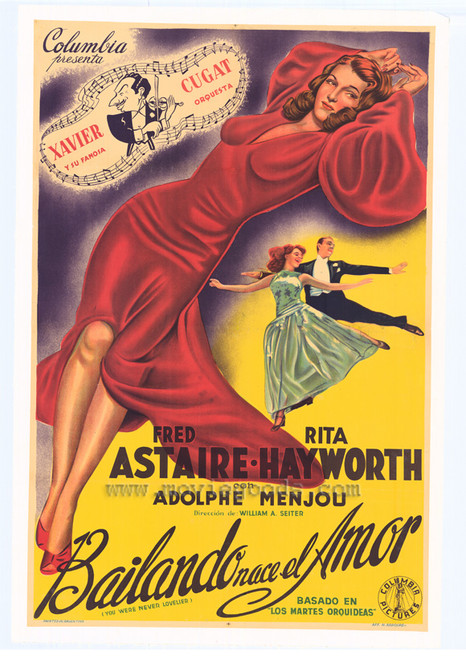 You Were Never Lovelier Movie Poster Print (27 x 40) - Item # MOVCF4617