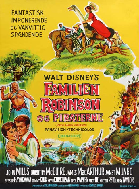 Swiss Family Robinson Movie Poster Print (11 x 17) - Item # MOVIB20683