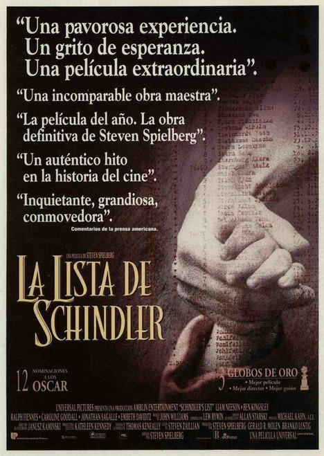 Schindler's List Movie Poster Print (27 x 40) - Item # MOVGJ0434