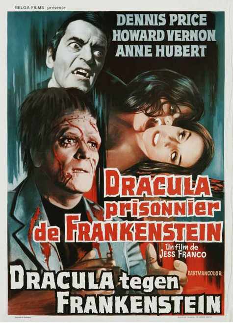 Dracula Prisoner of Frankenstein/Werewolf's Shadow Movie Poster Print (11 x 17) - Item # MOVAI4334