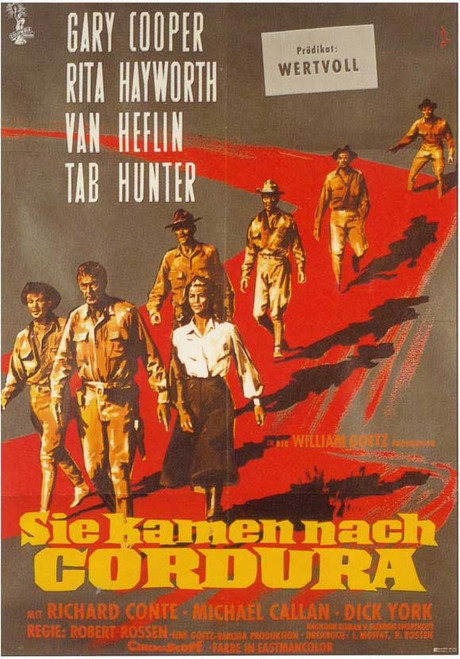 They Came to Cordura Movie Poster Print (11 x 17) - Item # MOVAB95560