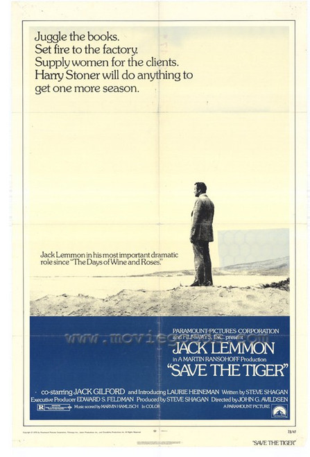 Save the Tiger Movie Poster Print (11 x 17) - Item # MOVGF2110