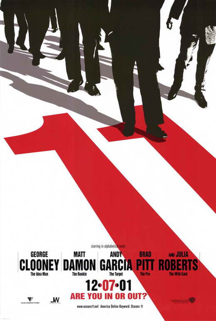 Ocean's Eleven Movie Poster Print (11 x 17) - Item # MOVGD5980