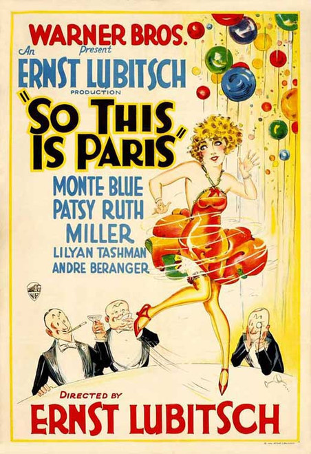 So This Is Paris Movie Poster Print (11 x 17) - Item # MOVEI0706