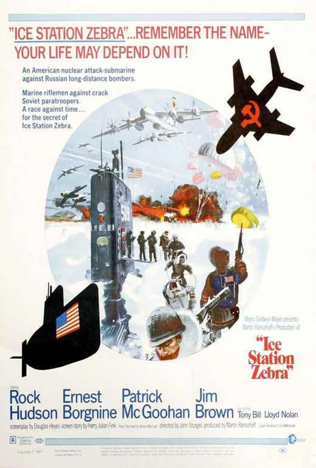 Ice Station Zebra Movie Poster Print (27 x 40) - Item # MOVGJ1267