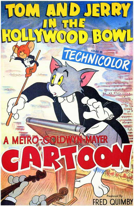 Tom and Jerry in the Hollywood Bowl Movie Poster Print (11 x 17) - Item # MOVED1961