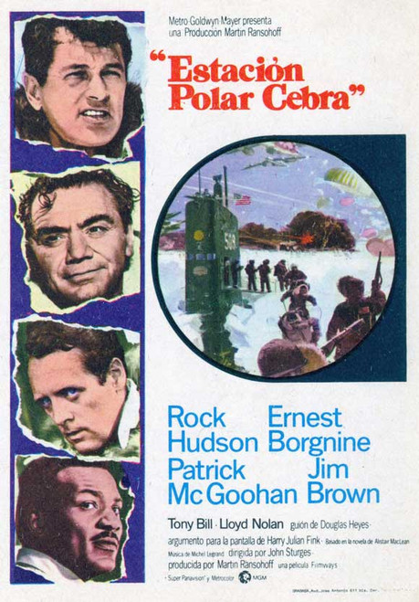 Ice Station Zebra Movie Poster Print (11 x 17) - Item # MOVEB52910