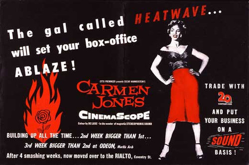 Carmen Jones Movie Poster Print (11 x 17) - Item # MOVGB56763