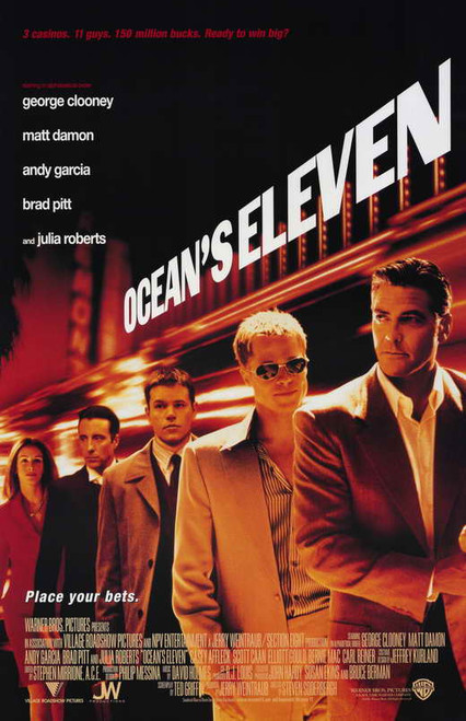 Ocean's Eleven Movie Poster Print (11 x 17) - Item # MOVAD0798