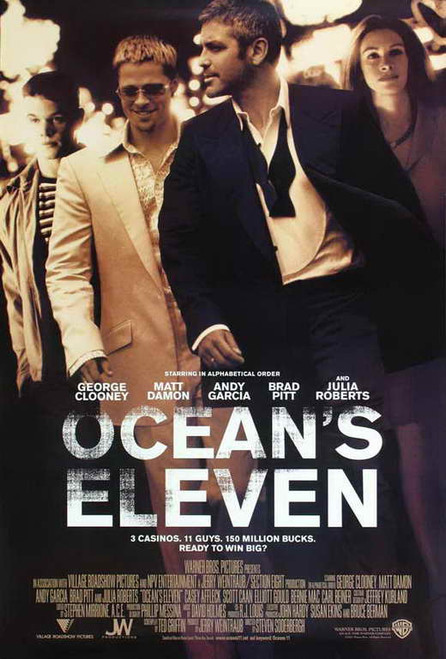 Ocean's Eleven Movie Poster Print (27 x 40) - Item # MOVAB94920