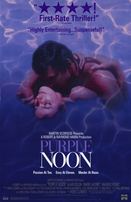 Purple Noon Movie Poster Print (11 x 17) - Item # MOVCD9836