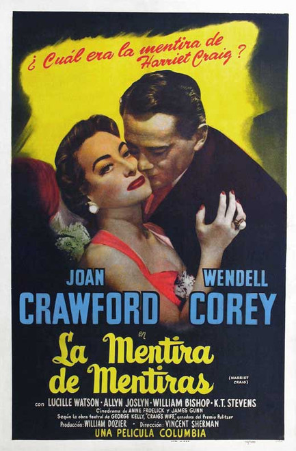 Harriet Craig Movie Poster Print (11 x 17) - Item # MOVAB10043 Harriet Craig Movie Poster Print (11 x 17) - Item # MOVAB10043