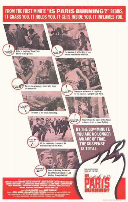 Is Paris Burning? Movie Poster Print (11 x 17) - Item # MOVIE4561