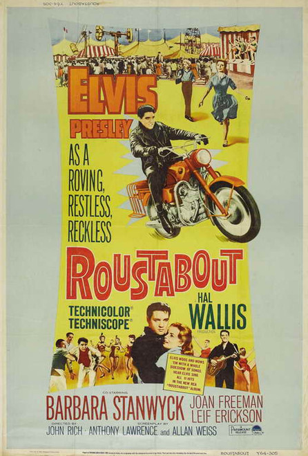 Roustabout Movie Poster Print (11 x 17) - Item # MOVGI3549
