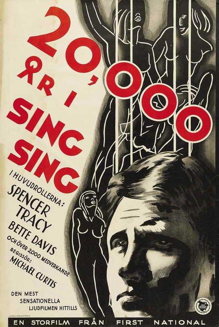 20,000 Years in Sing Sing Movie Poster Print (11 x 17) - Item # MOVAJ7112