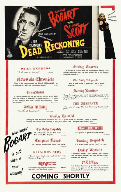 Dead Reckoning Movie Poster Print (27 x 40) - Item # MOVIB68930