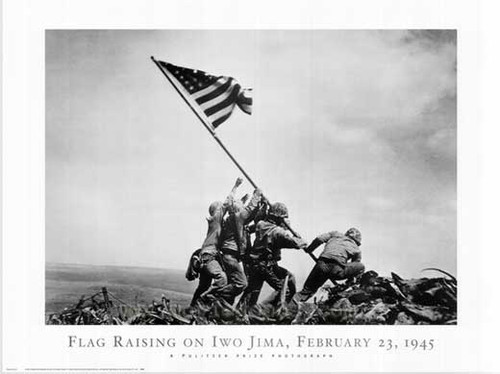 Iwo Jima-Flag Raising Movie Poster Print (11 x 17) - Item # MOVCH4901