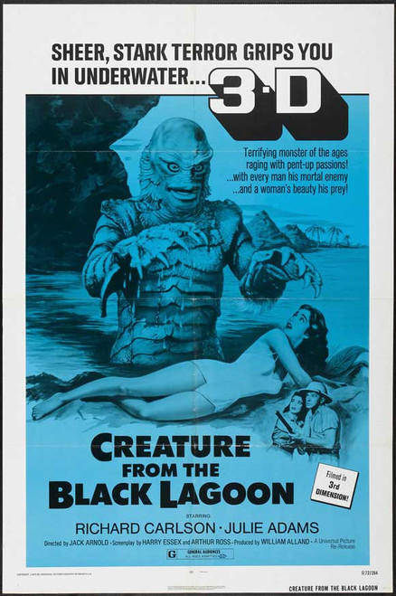 Creature from the Black Lagoon Movie Poster Print (27 x 40) - Item # MOVAJ7772
