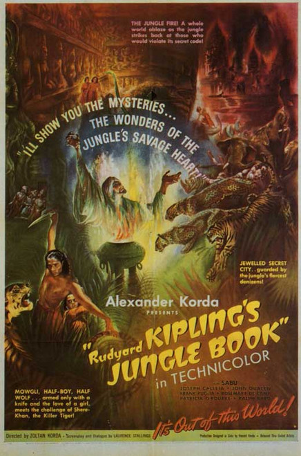 Jungle Book Movie Poster Print (11 x 17) - Item # MOVIF9193